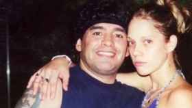 Maradona y Mavys Álvarez, en una imagen de archivo