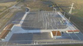 Imagen de una subestación eléctrica construida por Tecinsa