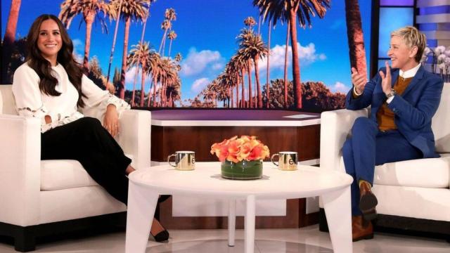 Meghan Markle en 'El show de Ellen DeGeneres'.