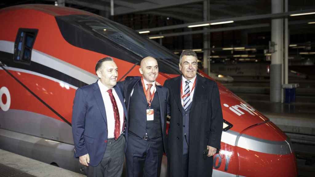 Victor Bañares, Simone Gorini y Carlos Bertomeu.