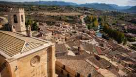 Vista de Valderrobres, capital de los 18 pueblos de la comarca del río Matarraña, en Teruel.