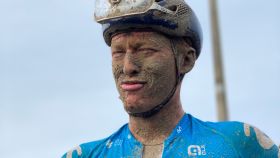Matteo Jorgenson tras la disputa de la Paris-Roubaix 2021
