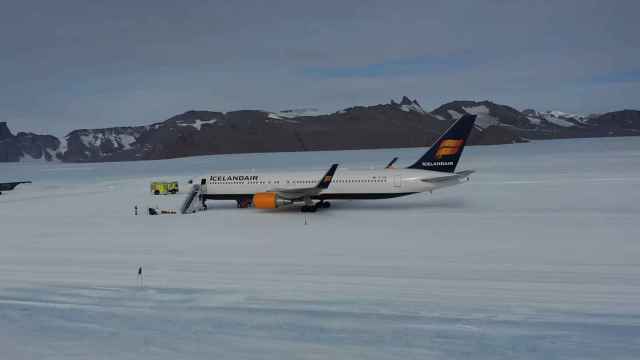 Boeing 767-300 en la Antártida