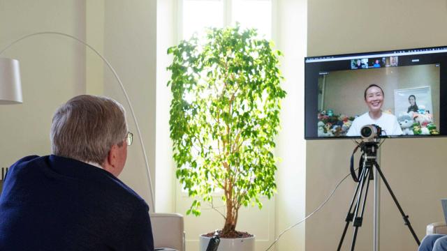 Videoconferencia de Thomas Bach con Peng Shuai