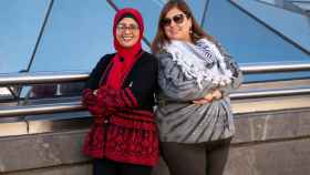 Hala Riziq y Sandrine Amer visitaron España de la mano de Alianza por la Solidaridad para concienciar sobre la violencia a la que se enfrentan las palestinas.