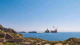 Recreación del muelle 'Barlomar' que ampliará la capacidad del puerto de Cartagena.