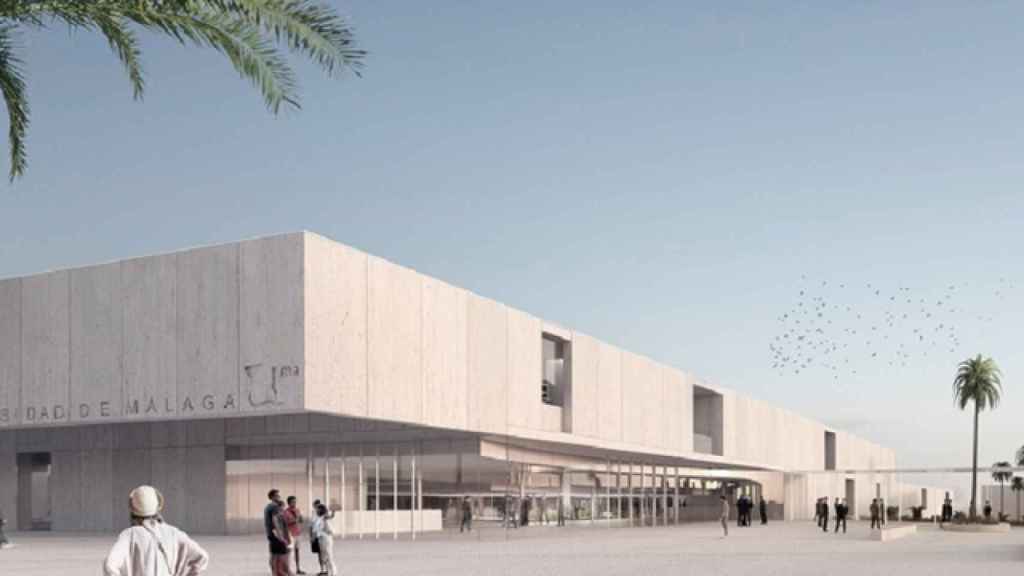 Diseño previsto del nuevo Pabellón de Gobierno de la Universidad de Málaga.