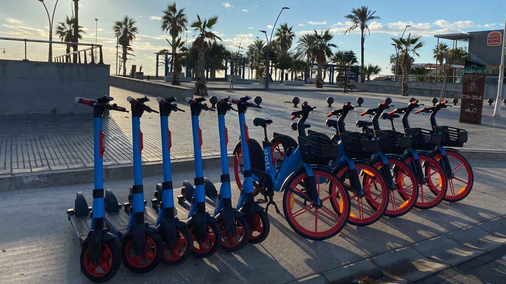 Málaga con el nuevo sistema bicis: Dott es la primera en poner su en marcha