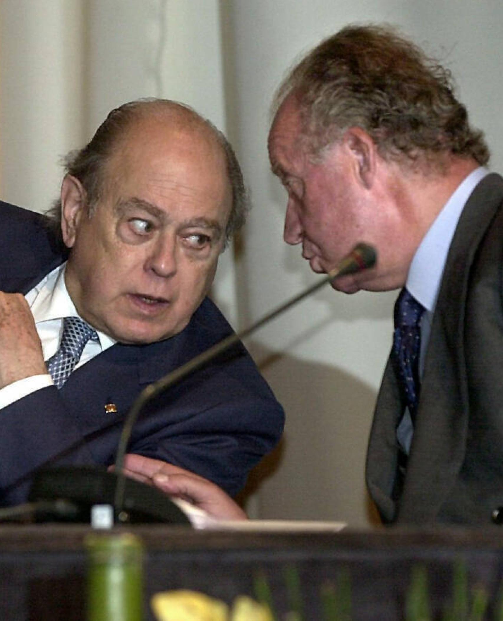 Jordi Pujol y el rey Emérito.