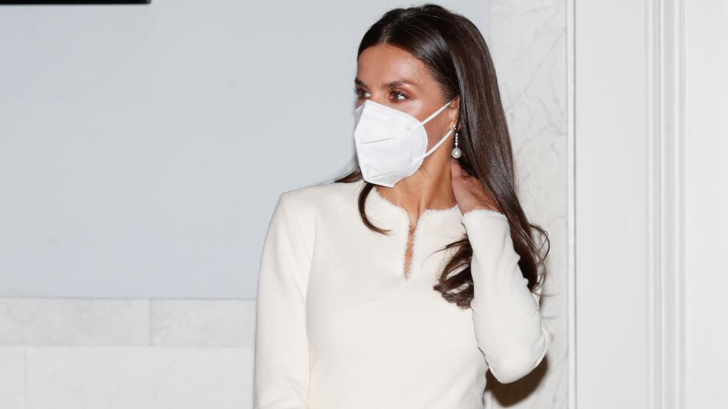 La reina Letizia ha aterrizado este martes en Estocolmo.