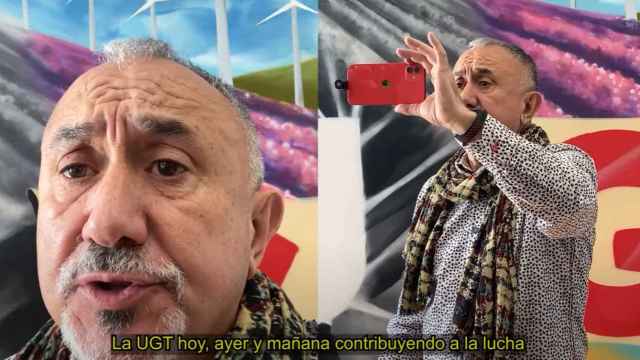 El secretario general de UGT, Pepe Álvarez, en el vídeo de presentación de la Red de Creadores.