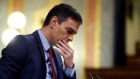 El presidente del Gobierno, Pedro Sánchez, en el Congreso de los Diputados. EP