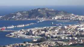Vista panorámica de la ciudad de Ceuta.