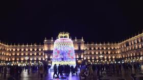 Imágenes de la iluminación de Navidad de Salamanca 2021