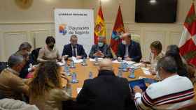 Reunión de la Junta de Gobierno de la Diputación  de Segovia