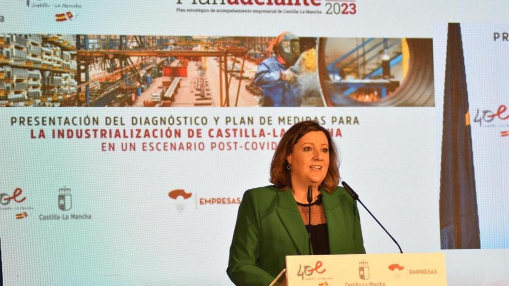 Patricia Franco, consejera de Economía, Empresas y Empleo. Foto: JCCM