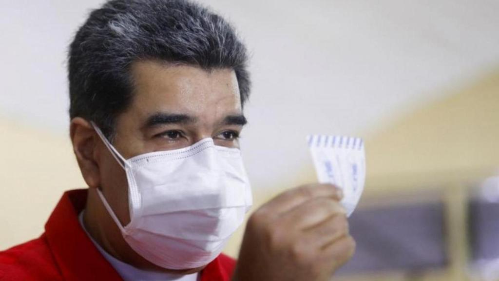Nicolás Maduro, durante las elecciones de este fin de semana en Venezuela.