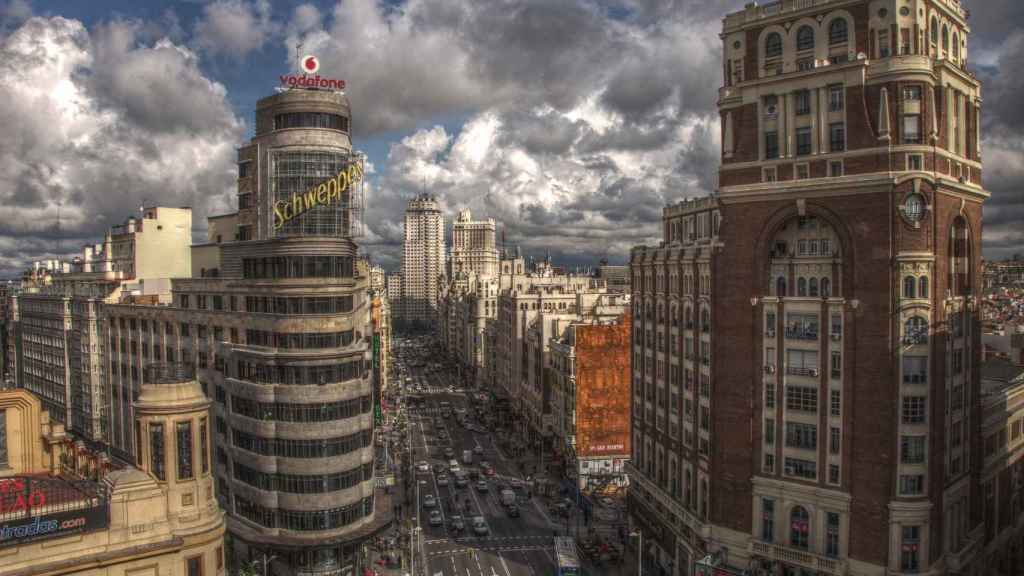 La Gran Vía, en Madrid.