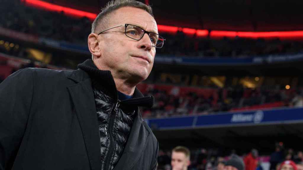 Ralf Rangnick, entrenador del RB Leipzig