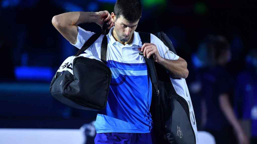 Djokovic durante su participación en las ATP Finals