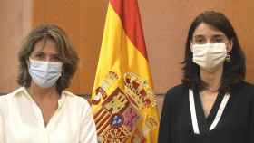 La ministra de Justicia, Pilar Llop, y la fiscal general, Dolores Delgado, en una imagen de archivo./