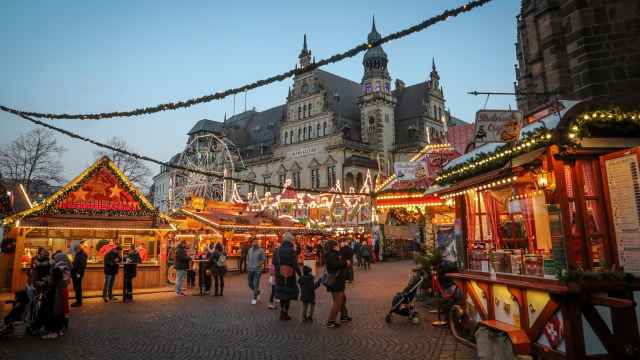 Mercado navideño en Bremen, Alemania.