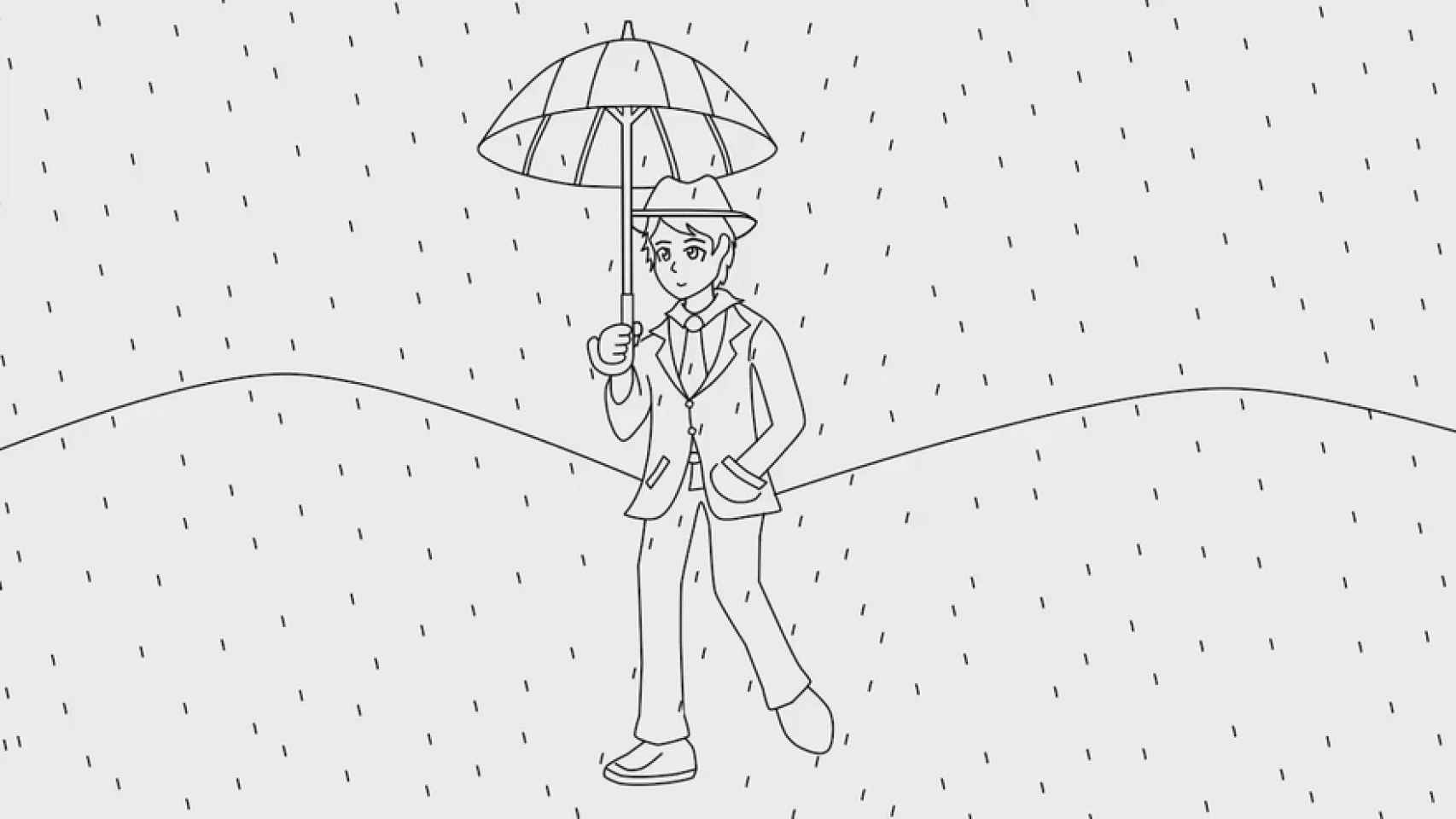 El test para saber cómo respondes al estrés: dibuja una persona bajo la  lluvia y te diré cómo eres