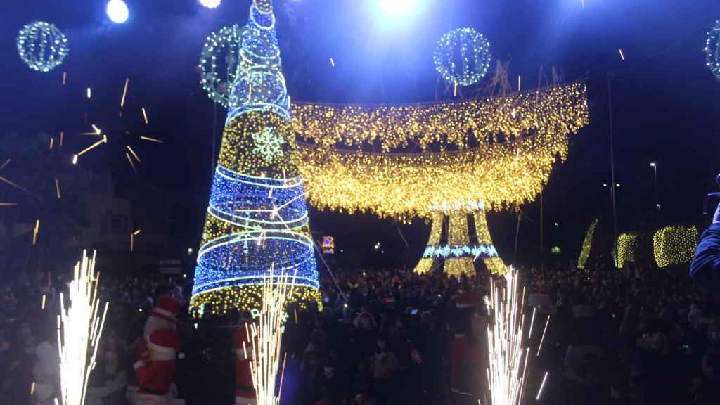 Iluminación navideña de Alhaurín de la Torre.
