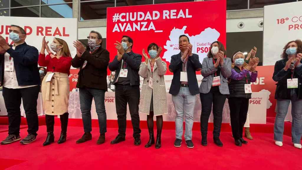 Caballero afronta su tercer mandato al frente del PSOE de Ciudad Real con un amplio respaldo