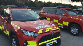 Vehículos del Consorcio Provincial de Bomberos de Málaga.