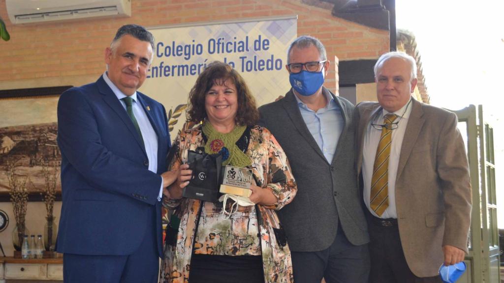 Otro momento del homenaje