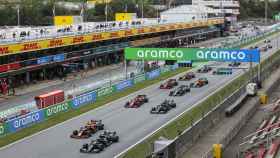 La salida del Gran Premio de España de Fórmula 1 de 2021