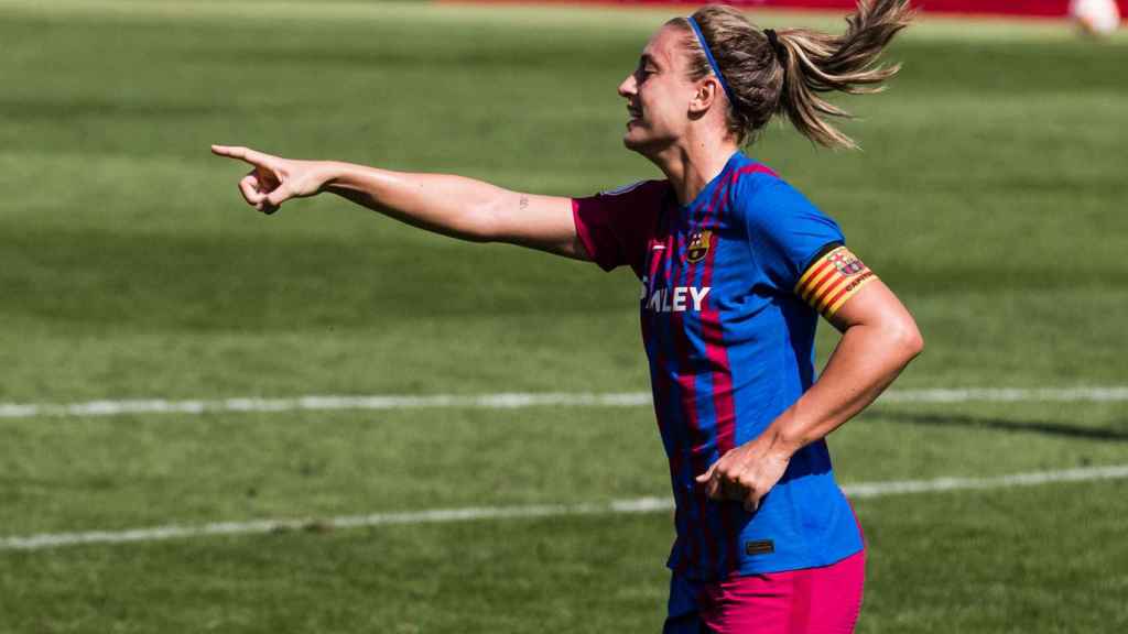 Alexia Putellas, durante un partido del Barcelona Femenino