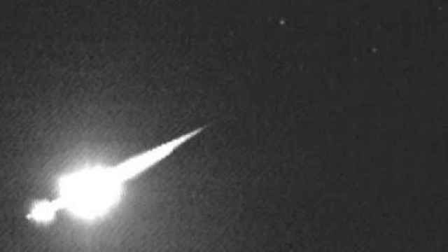 La roca de un comete se desintegra sobre Castilla-La Mancha y provoca una gran bola de fuego