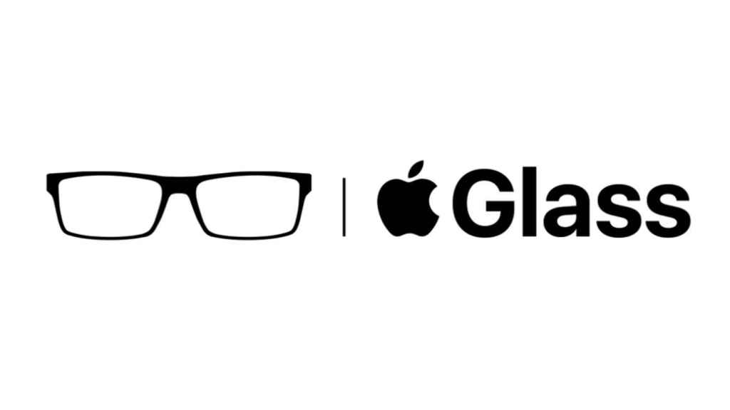 Concepto del logo de las Apple Glass