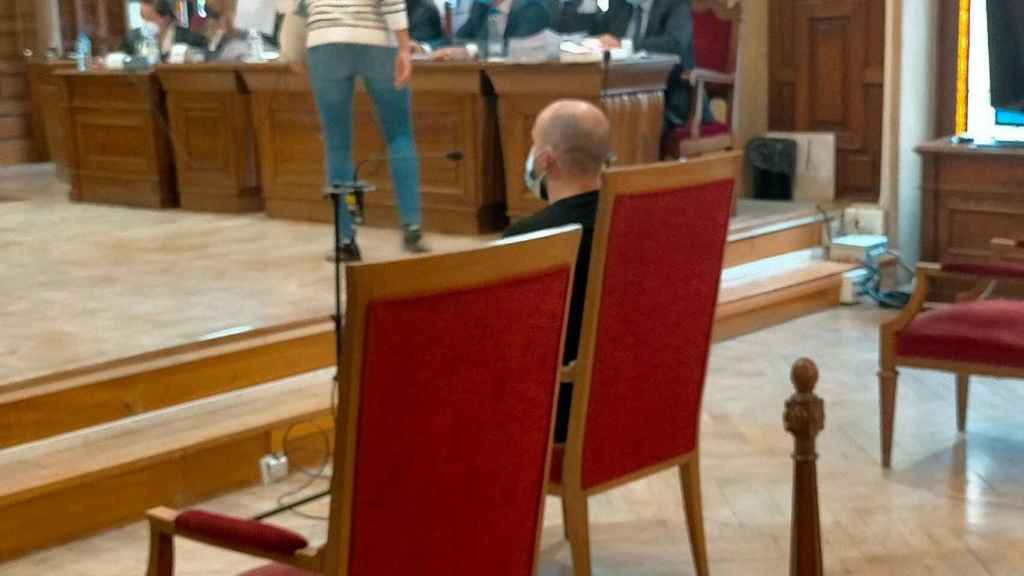 El acusado, durante la celebración del juicio el pasado 18 de octubre en la Audiencia Provincial de Salamanca