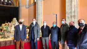El alcalde de Salamanca inaugura el Belén instaladao en el Auditorio San Blas