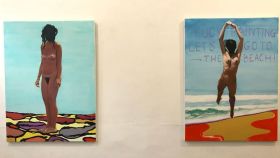 Dos pinturas de Dieter De Greef.