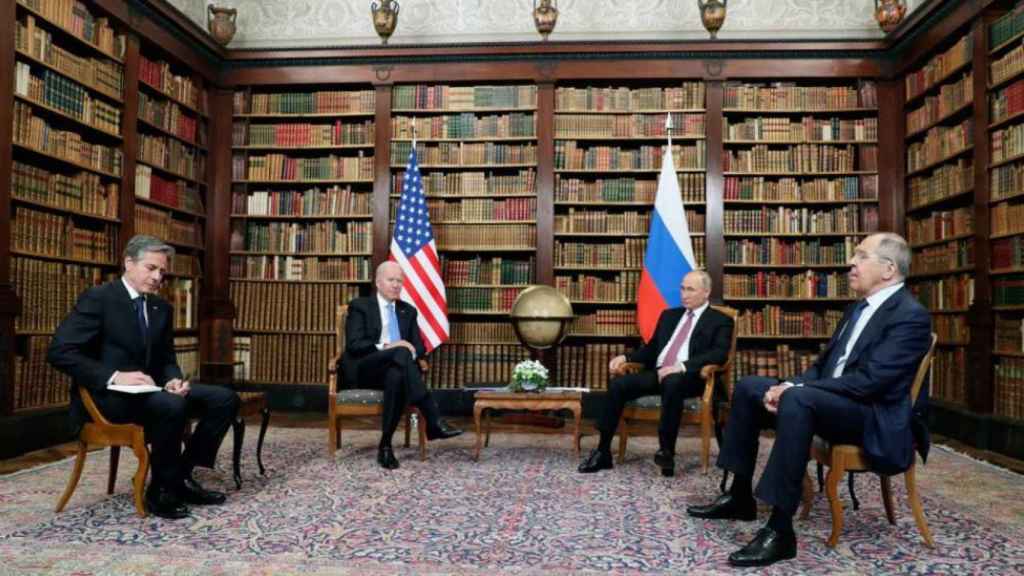 Biden y Putin en la Cumbre en Ginebra.