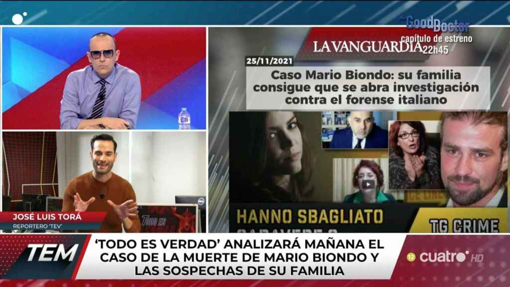'Todo es verdad' analizará la muerte de Mario Biondo, marido de Raquel Sánchez Silva.