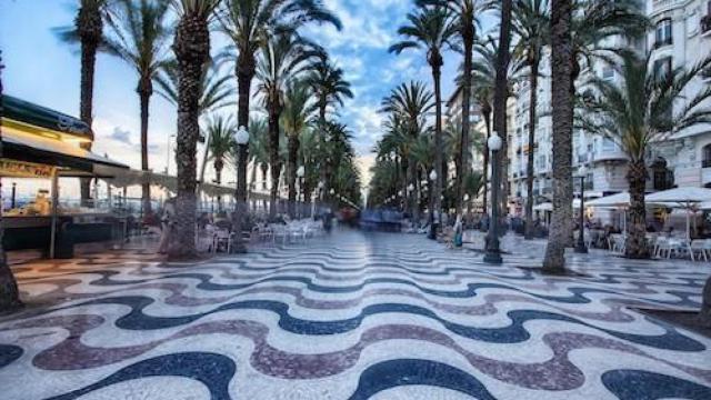 Explanada de España en Alicante.