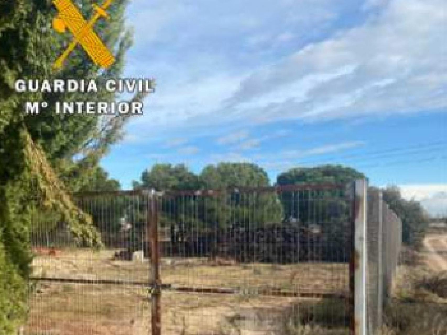 Imagen de la finca. Fotografía: Guardia Civil