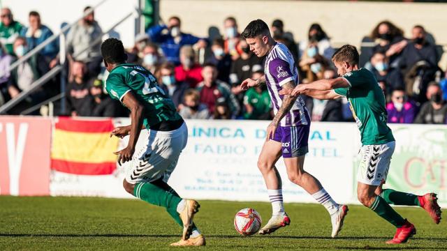 Imagen del partido entre el Marchamalo y el Real Valladolid . Fotografía: Real Valladolid