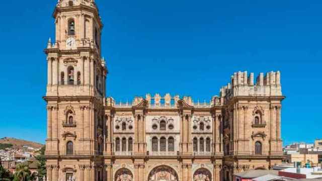 Fachada inacabada de la Catedral de Málaga