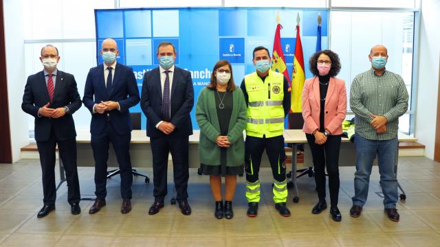 Presentación del nuevo director de la Gerencia de Urgencias, Emergencias y Transporte Sanitario. Foto: JCCM