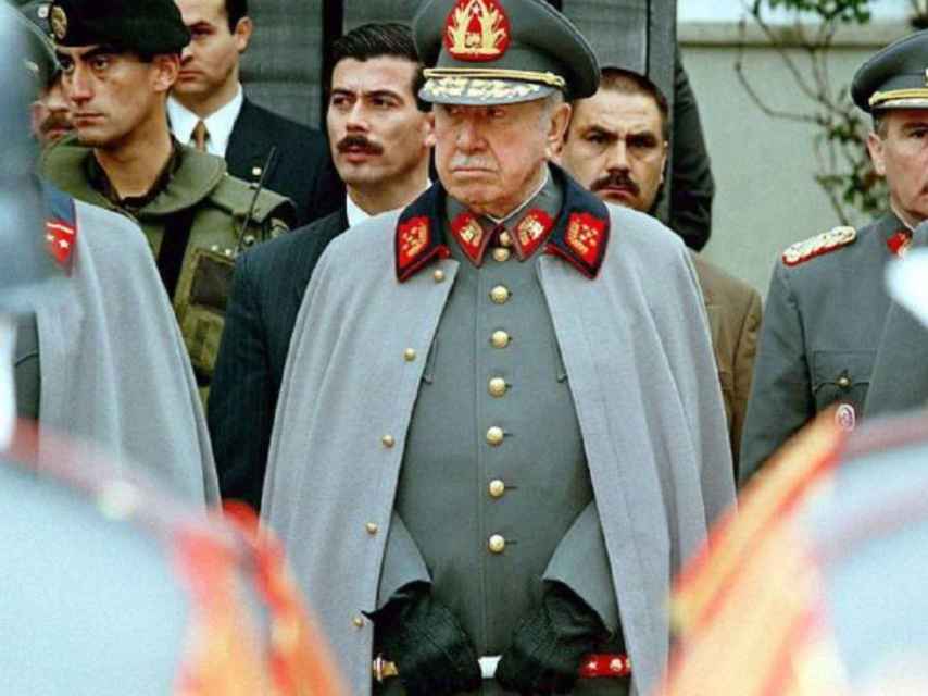 El antiguo dictador chileno Augusto Pinochet, en 1997.