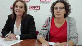 Imagen de archivo de dos responsables del área de Enseñanza de CCOO de Salamanca