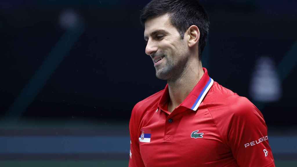 Novak Djokovic, en la Copa Davis