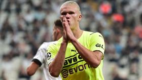 Erling Haaland, en un partido del Borussia Dortmund de la temporada 2021/2022