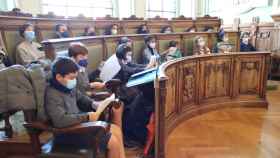 Los pequeños toman el pleno de la Ayuntamiento de Valladolid